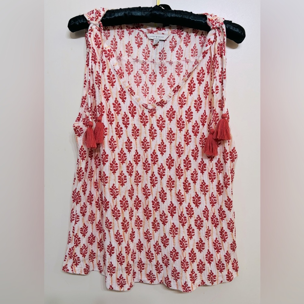 Lucky Brand Women’s Top Boho Festival Size M